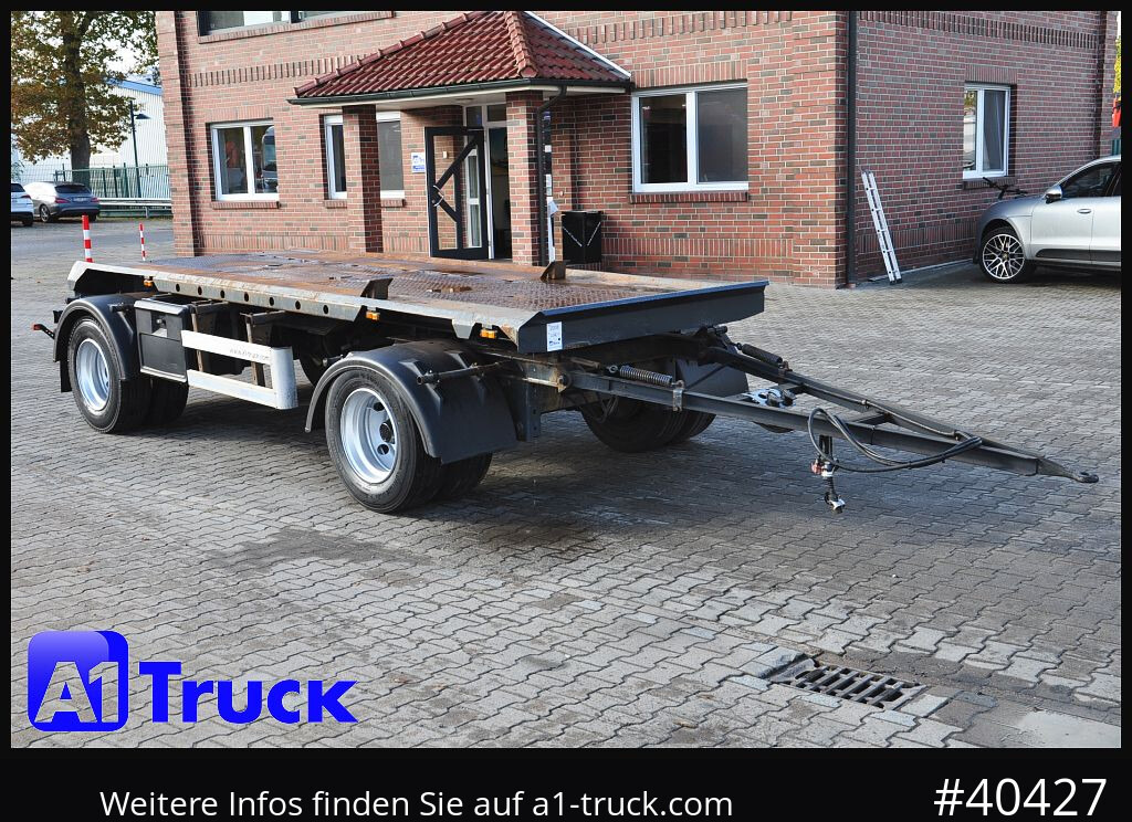 MEILLER HKM A18 ZL 3,4 , HTM Absetzanhänger, - Remolque multilift/ Portacontenedores de cadenas: foto 1 MEILLER HKM A18 ZL 3,4 , HTM Absetzanhänger, - Remolque multilift/ Portacontenedores de cadenas: foto 1
