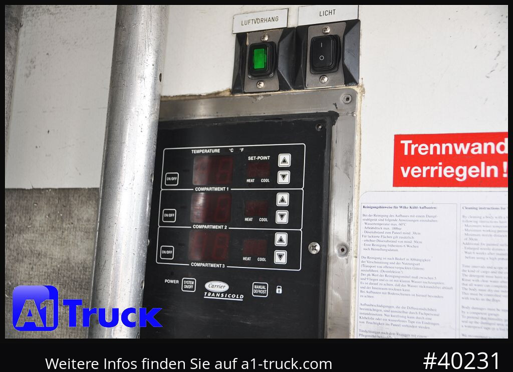 MERCEDES-BENZ Atego 1222, Kühlkoffer, Carrier Supra 850 Mt, LBW - Camión frigorífico: foto 2 MERCEDES-BENZ Atego 1222, Kühlkoffer, Carrier Supra 850 Mt, LBW - Camión frigorífico: foto 2