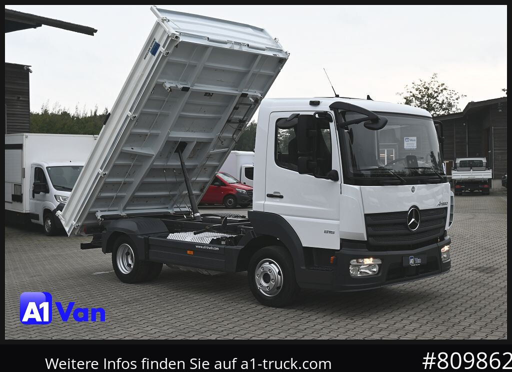 MERCEDES-BENZ Atego 816 Kipper, Ahk,Klima, Meiller, 3-Sitzer - Camión volquete: foto 1 MERCEDES-BENZ Atego 816 Kipper, Ahk,Klima, Meiller, 3-Sitzer - Camión volquete: foto 1