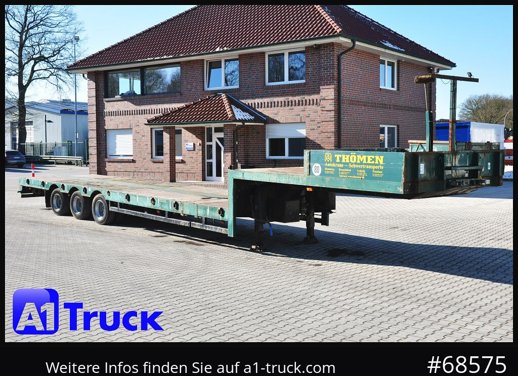 NOOTEBOOM ES-GE 3 Achs Tele, SAF - Semirremolque góndola rebajadas: foto 1 NOOTEBOOM ES-GE 3 Achs Tele, SAF - Semirremolque góndola rebajadas: foto 1