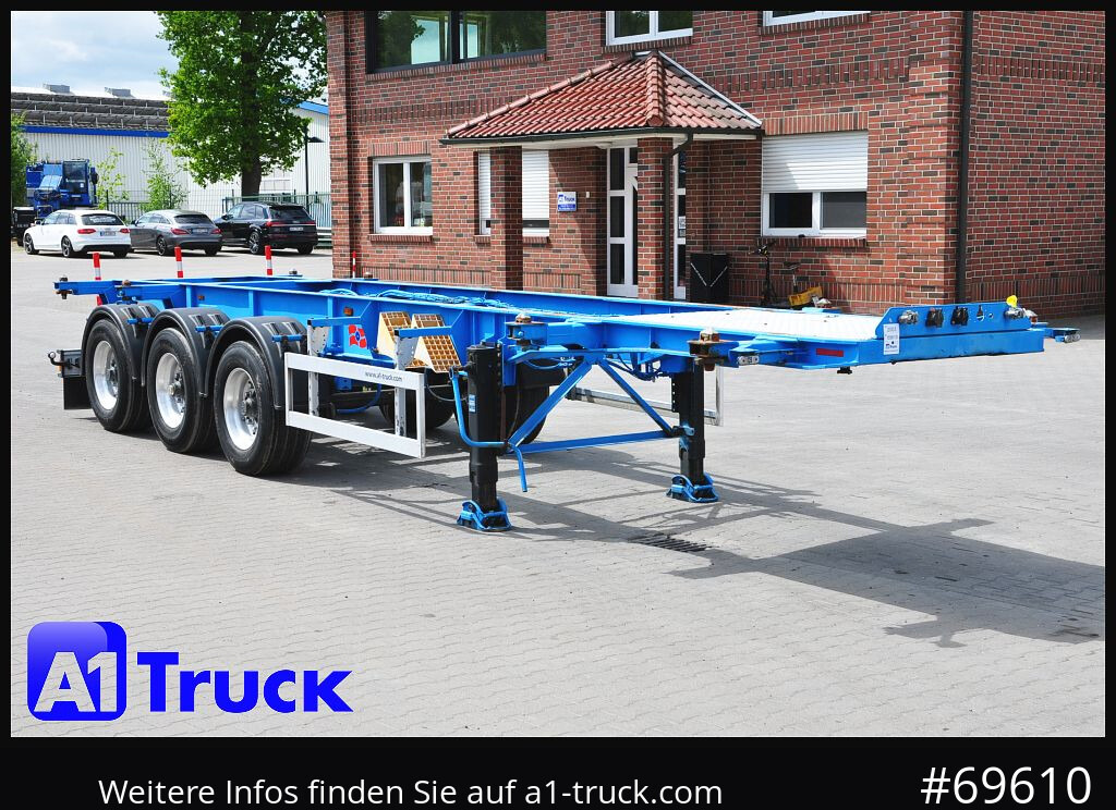 ROHR RSW C 38 CO, ADR, Alufelgen, - Semirremolque portacontenedore/ Intercambiable: foto 1 ROHR RSW C 38 CO, ADR, Alufelgen, - Semirremolque portacontenedore/ Intercambiable: foto 1
