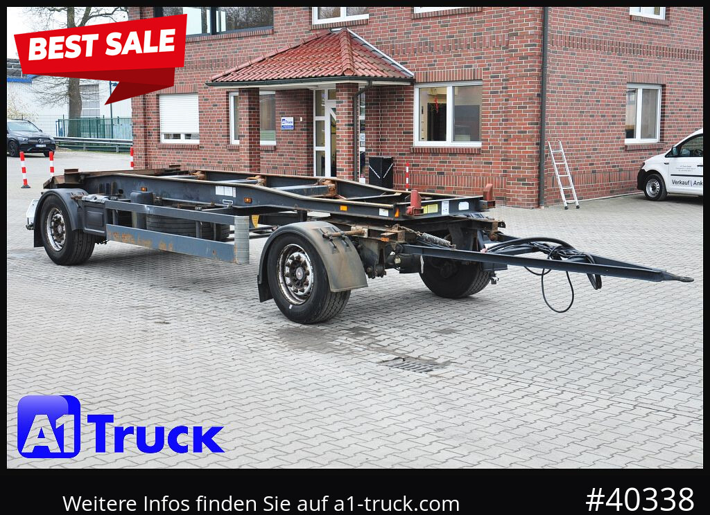 SCHMITZ ACF 18 Luft SAF TüV 07-2026, - Remolque multilift/ Portacontenedores de cadenas: foto 1 SCHMITZ ACF 18 Luft SAF TüV 07-2026, - Remolque multilift/ Portacontenedores de cadenas: foto 1