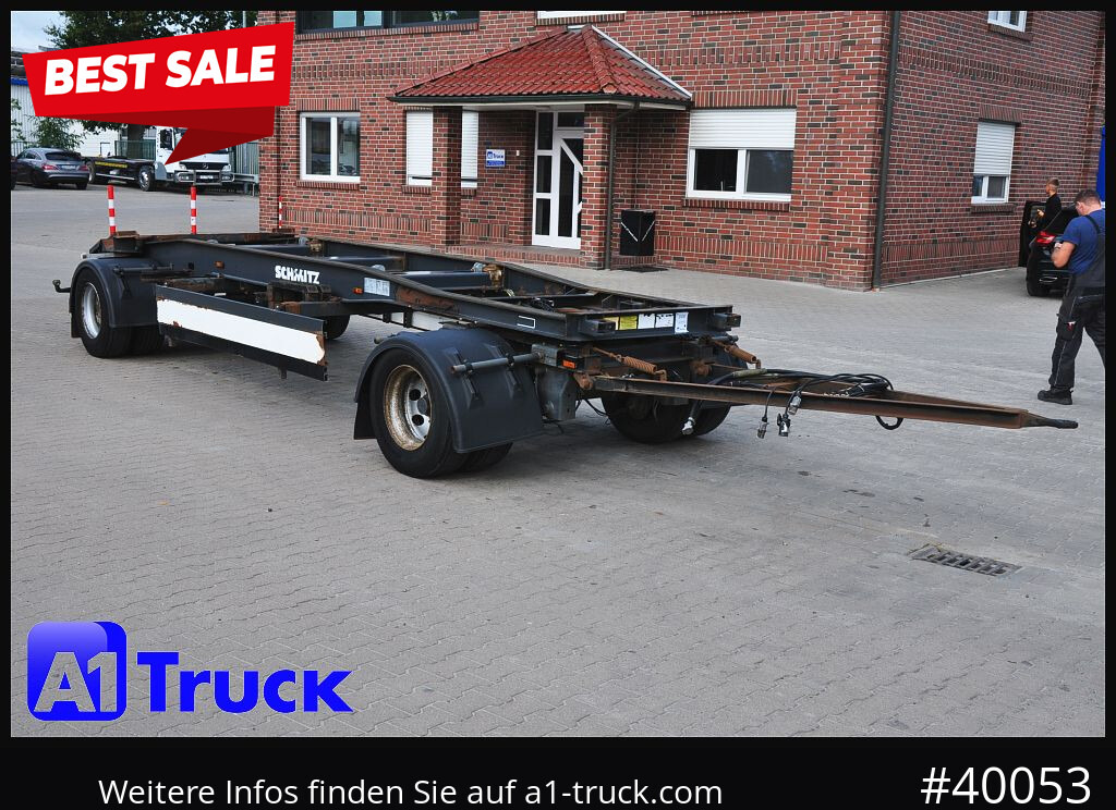 SCHMITZ ACF 20, Schlitten, zwillingsbereift, bis 7700mm Container - Remolque multilift/ Portacontenedores de cadenas: foto 1 SCHMITZ ACF 20, Schlitten, zwillingsbereift, bis 7700mm Container - Remolque multilift/ Portacontenedores de cadenas: foto 1