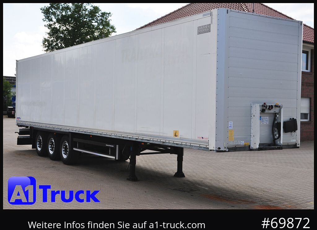 SCHMITZ Koffer, Trockenfracht, 117.500km, 1 Vorbesitzer - Semirremolque caja cerrada: foto 1 SCHMITZ Koffer, Trockenfracht, 117.500km, 1 Vorbesitzer - Semirremolque caja cerrada: foto 1