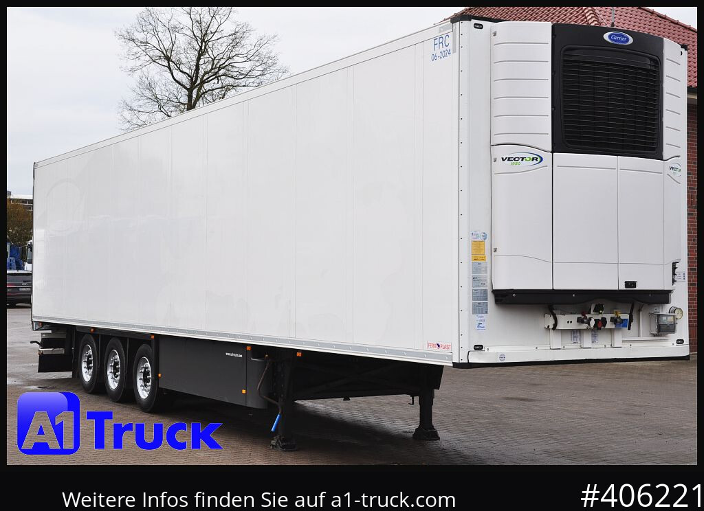 SCHMITZ SKO FP45, Blumenbreite, Carrier 1950. - Semirremolque frigorífico: foto 1 SCHMITZ SKO FP45, Blumenbreite, Carrier 1950. - Semirremolque frigorífico: foto 1