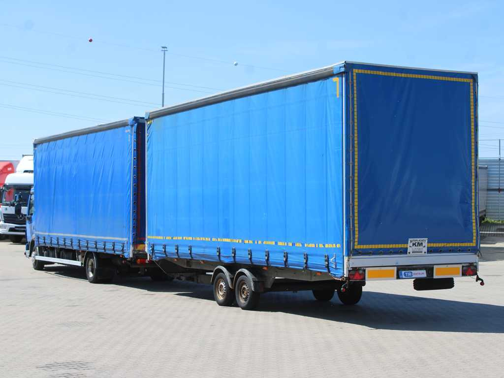 DAF FA LF 45, EURO 5, TYRES 80% + AGADOS TRAILER - Camión lona: foto 5 DAF FA LF 45, EURO 5, TYRES 80% + AGADOS TRAILER - Camión lona: foto 5