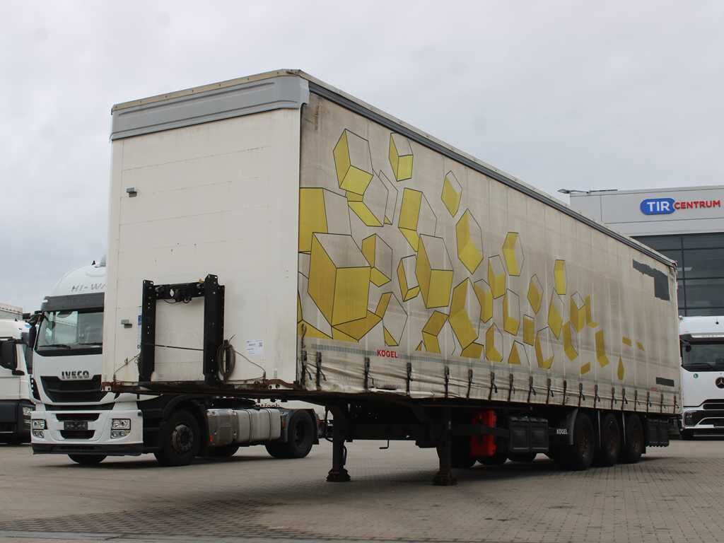 Kögel SN24, LOWDECK, SAF, LIFT AXLE, MULTILOCK, LIFTING ROOF - Semirremolque lona: foto 1 Kögel SN24, LOWDECK, SAF, LIFT AXLE, MULTILOCK, LIFTING ROOF - Semirremolque lona: foto 1