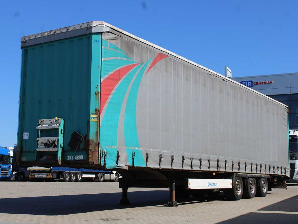 Krone SD 04, LOWDECK, LIFTING AXLE, LIFT ROOF - Semirremolque lona: foto 1 Krone SD 04, LOWDECK, LIFTING AXLE, LIFT ROOF - Semirremolque lona: foto 1