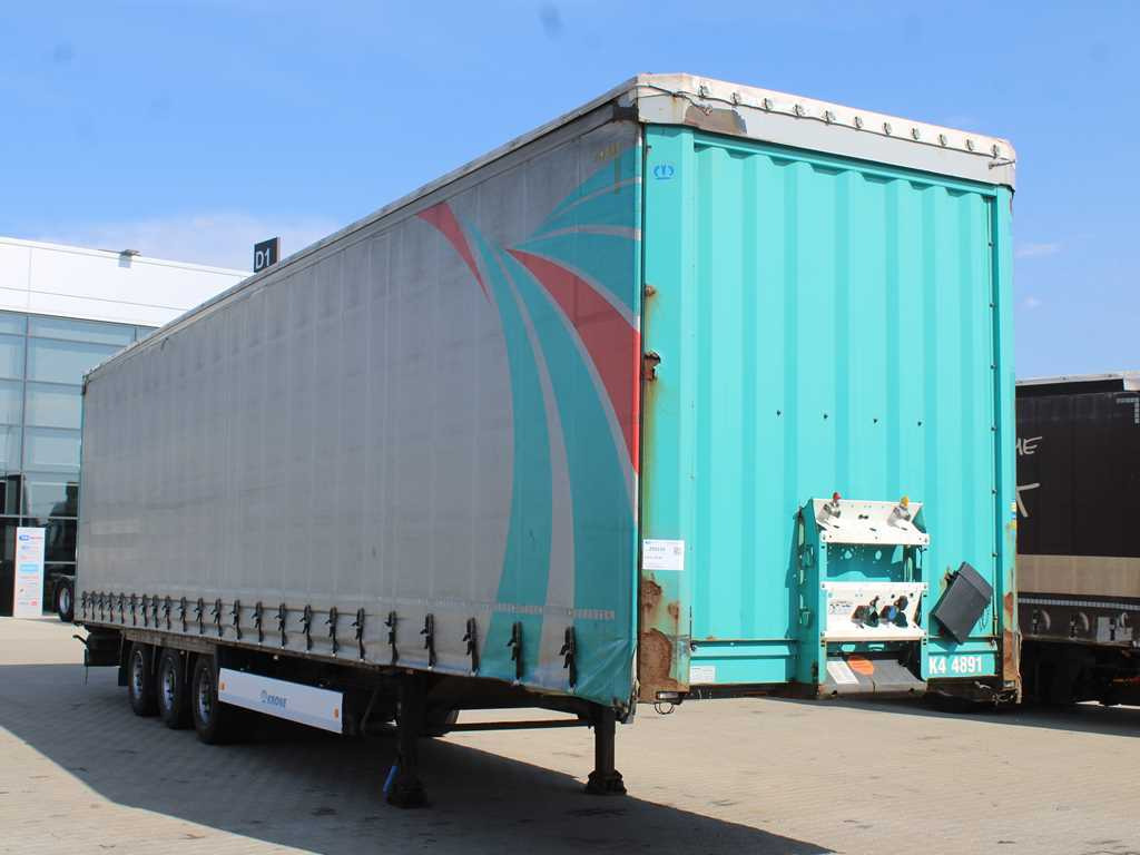 Krone SD 04, LOWDECK, LIFTING AXLE, LIFT ROOF - Semirremolque lona: foto 2 Krone SD 04, LOWDECK, LIFTING AXLE, LIFT ROOF - Semirremolque lona: foto 2