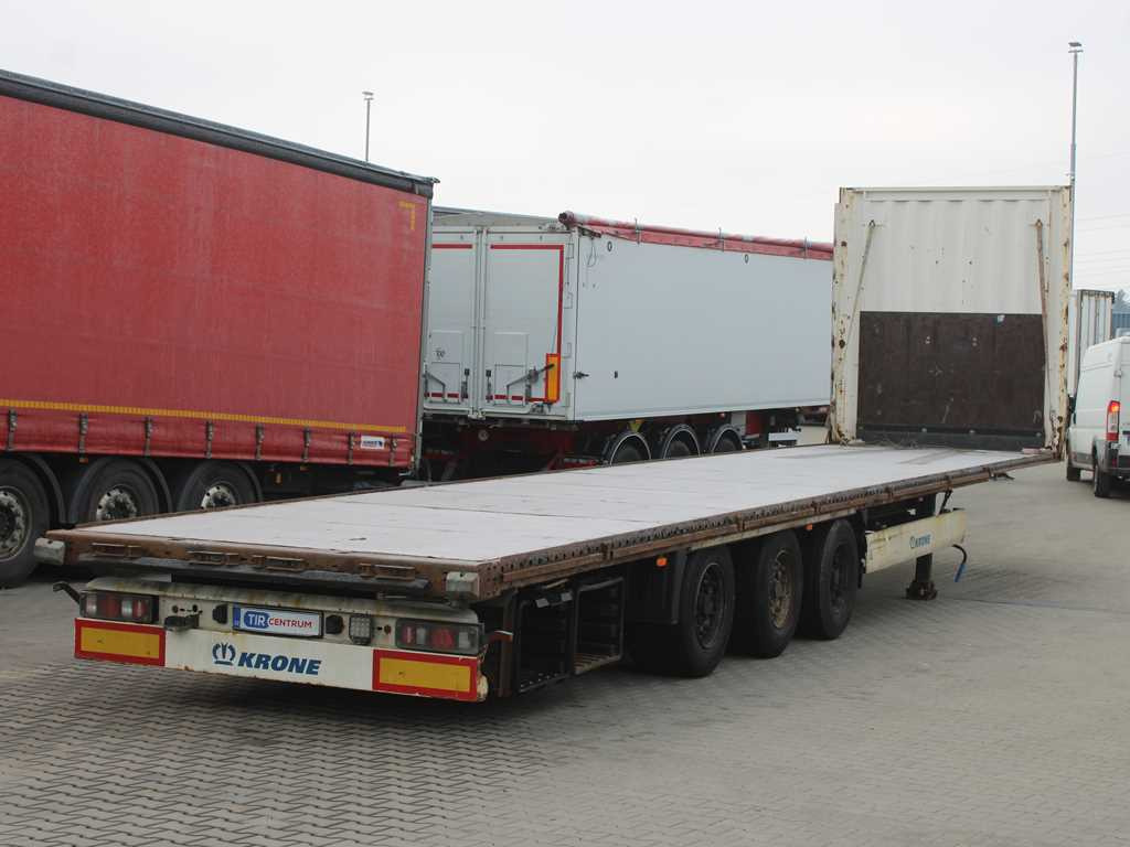 Krone SD, LIFTING AXLE, MULTILOCK - Semirremolque plataforma/ Caja abierta: foto 4 Krone SD, LIFTING AXLE, MULTILOCK - Semirremolque plataforma/ Caja abierta: foto 4