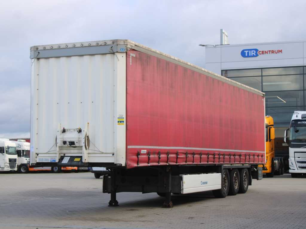 Krone SD, LIFTING AXLE, MULTILOCK, SAF, 2x PALLET BASKET - Semirremolque lona: foto 1 Krone SD, LIFTING AXLE, MULTILOCK, SAF, 2x PALLET BASKET - Semirremolque lona: foto 1