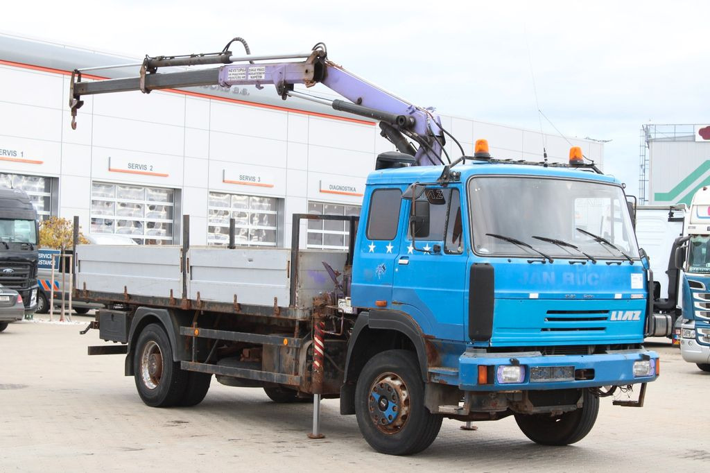 LIAZ 18.23,CRANE NJ SR-70 PT,BEACONS - Camión caja abierta, Camión grúa: foto 2 LIAZ 18.23,CRANE NJ SR-70 PT,BEACONS - Camión caja abierta, Camión grúa: foto 2