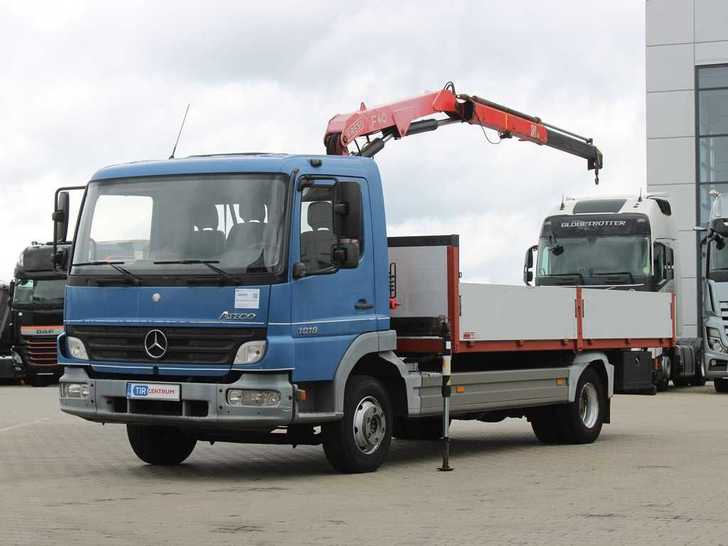 Mercedes-Benz ATEGO 1018, EURO 3, CRANE FASSI F40A.21 - Camión grúa: foto 1 Mercedes-Benz ATEGO 1018, EURO 3, CRANE FASSI F40A.21 - Camión grúa: foto 1