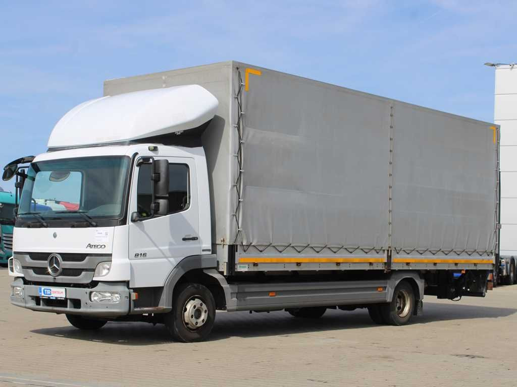 Mercedes-Benz ATEGO 816, EURO 5, TAIL LIFT, SIDEWALLS - Camión lona: foto 1 Mercedes-Benz ATEGO 816, EURO 5, TAIL LIFT, SIDEWALLS - Camión lona: foto 1