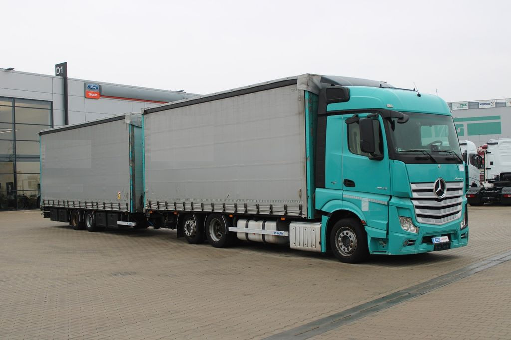 Mercedes-Benz Actros 2542, 6x2,EURO 6 + TRAILER PANAV TV018L - Camión lona: foto 2 Mercedes-Benz Actros 2542, 6x2,EURO 6 + TRAILER PANAV TV018L - Camión lona: foto 2