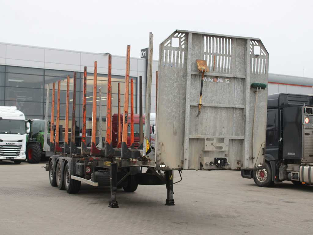 ZASŁAW D-651A, 2x LIFT AXLE, TYRES 80% - Semirremolque forestal: foto 3 ZASŁAW D-651A, 2x LIFT AXLE, TYRES 80% - Semirremolque forestal: foto 3