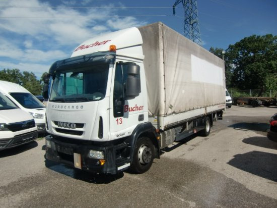 Iveco Eurocargo 120E22 Plane, Schalter LBW - Camión lona: foto 1 Iveco Eurocargo 120E22 Plane, Schalter LBW - Camión lona: foto 1