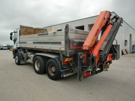 Camión volquete, Camión grúa Iveco Trakker KPFC1/2A4_85_1313 Palfinger PK 16502: foto 6