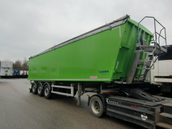 Kempf SKM 39 Alu-Kastenmulde 55m³ Rollplane - Semirremolque volquete: foto 1 Kempf SKM 39 Alu-Kastenmulde 55m³ Rollplane - Semirremolque volquete: foto 1