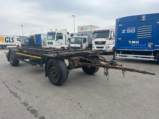 Kögel AW18, BDF-Lafette, BPW-Achsen - Remolque portacontenedore/ Intercambiable: foto 1 Kögel AW18, BDF-Lafette, BPW-Achsen - Remolque portacontenedore/ Intercambiable: foto 1