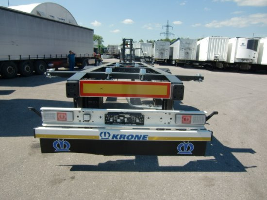 Krone 1-Achs Lafette Krone Achse, Heckabstützung, - Remolque portacontenedore/ Intercambiable: foto 5 Krone 1-Achs Lafette Krone Achse, Heckabstützung, - Remolque portacontenedore/ Intercambiable: foto 5