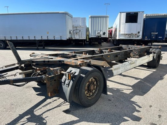 Krone AZW, Maxi BDF-Lafette, BPW-Achsen - Remolque portacontenedore/ Intercambiable: foto 2 Krone AZW, Maxi BDF-Lafette, BPW-Achsen - Remolque portacontenedore/ Intercambiable: foto 2