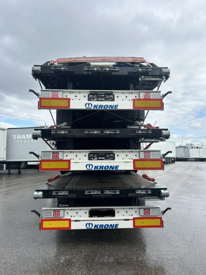 Krone Bordwandplanenauflieger , Einsteckrungen, Liftachse, SAF-Achsen, - Semirremolque lona: foto 3 Krone Bordwandplanenauflieger , Einsteckrungen, Liftachse, SAF-Achsen, - Semirremolque lona: foto 3
