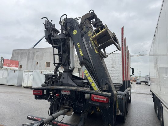 MAN TGS 33.510 BL 6x4, Intarder, Holztransporter, LIV 120Z - Camión forestal, Camión grúa: foto 4 MAN TGS 33.510 BL 6x4, Intarder, Holztransporter, LIV 120Z - Camión forestal, Camión grúa: foto 4