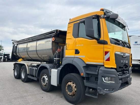 MAN TGS 35.510 8x4 Carnehl Muldenkipper, Thermomulde, Hardox - Camión volquete: foto 2 MAN TGS 35.510 8x4 Carnehl Muldenkipper, Thermomulde, Hardox - Camión volquete: foto 2