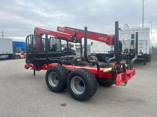 STEPA M-16 Forstanhänger mit Steindl Palfinger Forstkran L, 2-Achsig 4- Rungenpaare - Remolque forestal: foto 4 STEPA M-16 Forstanhänger mit Steindl Palfinger Forstkran L, 2-Achsig 4- Rungenpaare - Remolque forestal: foto 4