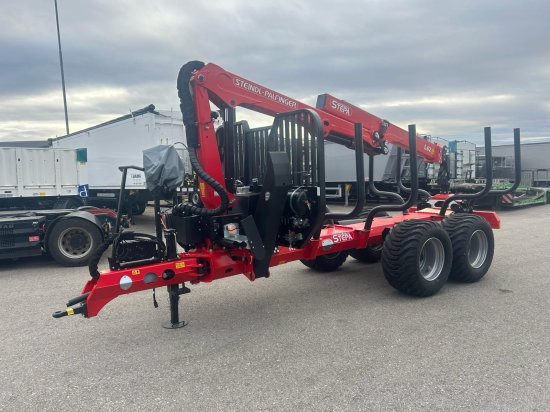 STEPA M-16 Forstanhänger mit Steindl Palfinger Forstkran L, 2-Achsig 4- Rungenpaare - Remolque forestal: foto 3 STEPA M-16 Forstanhänger mit Steindl Palfinger Forstkran L, 2-Achsig 4- Rungenpaare - Remolque forestal: foto 3