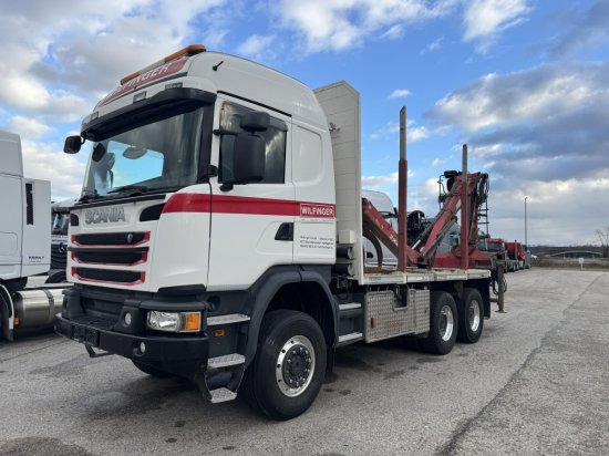 Scania G490 6X6 Blatt-Blatt Penz Kran 12.Z8.70 - Camión forestal, Camión grúa: foto 3 Scania G490 6X6 Blatt-Blatt Penz Kran 12.Z8.70 - Camión forestal, Camión grúa: foto 3