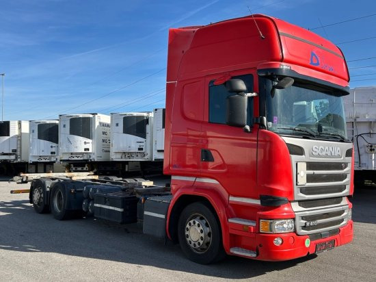 Scania R410 6x2 Topline, BDF, E6, Automatik, Redarter, Standklima, Liftachse - Camión portacontenedore/ Intercambiable: foto 3 Scania R410 6x2 Topline, BDF, E6, Automatik, Redarter, Standklima, Liftachse - Camión portacontenedore/ Intercambiable: foto 3