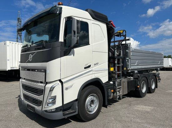 Volvo FH 500 3-Seiten Kipper mit Palfinger PK22002EH, Retarder - Camión volquete: foto 2 Volvo FH 500 3-Seiten Kipper mit Palfinger PK22002EH, Retarder - Camión volquete: foto 2