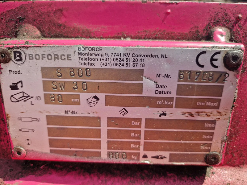 Boforce S800 roterende sorteergrijper - Pinza de manipulación para Maquinaria de construcción: foto 2 Boforce S800 roterende sorteergrijper - Pinza de manipulación para Maquinaria de construcción: foto 2