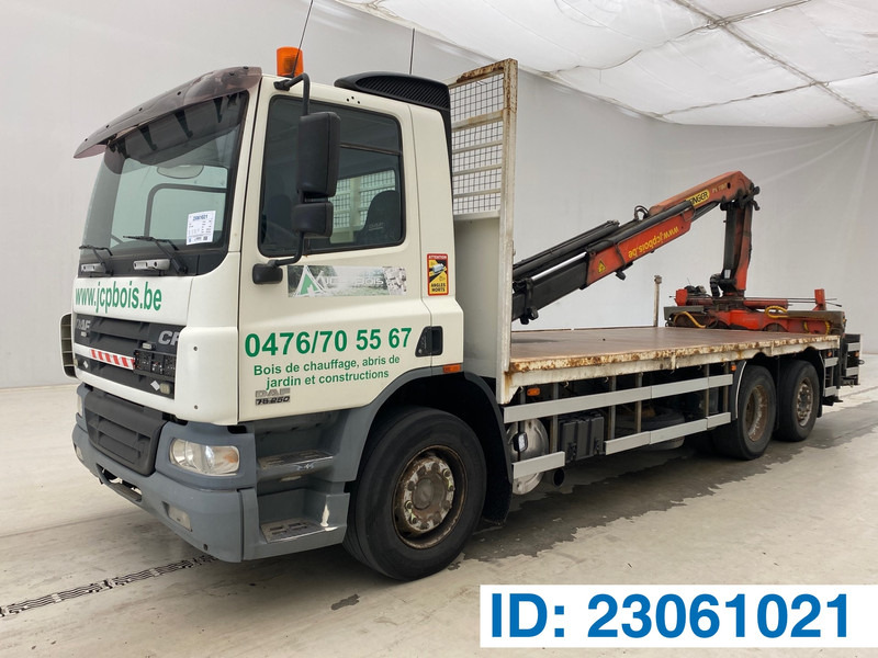 DAF CF75.250 - 6x2* - Camión caja abierta, Camión grúa: foto 1 DAF CF75.250 - 6x2* - Camión caja abierta, Camión grúa: foto 1