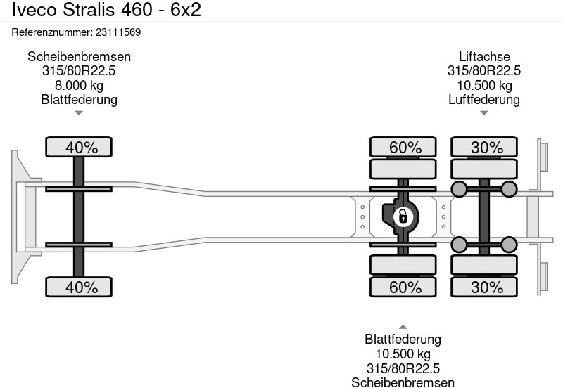Camión multibasculante Iveco Stralis 460 - 6x2: foto 13