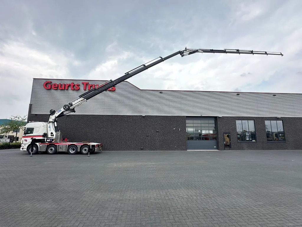 Cabeza tractora Scania G440 8X2 TREKKER-BAKWAGEN COMBI + HMF 8520-K6 +: foto 1