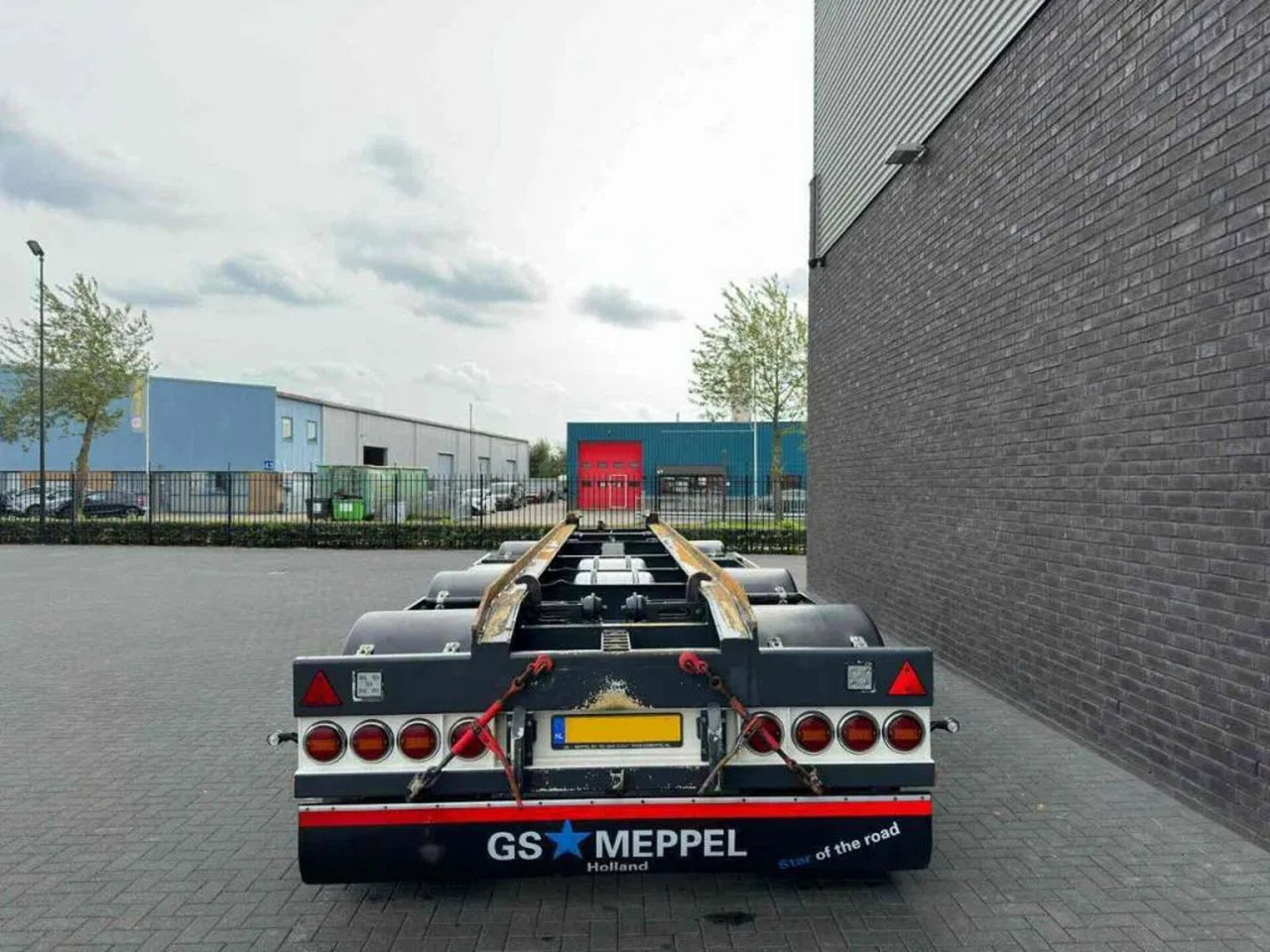 GS Meppel AC 3000 3-ASSIGE CONTAINER AANHANGER - Remolque multilift/ Portacontenedores de cadenas: foto 4 GS Meppel AC 3000 3-ASSIGE CONTAINER AANHANGER - Remolque multilift/ Portacontenedores de cadenas: foto 4