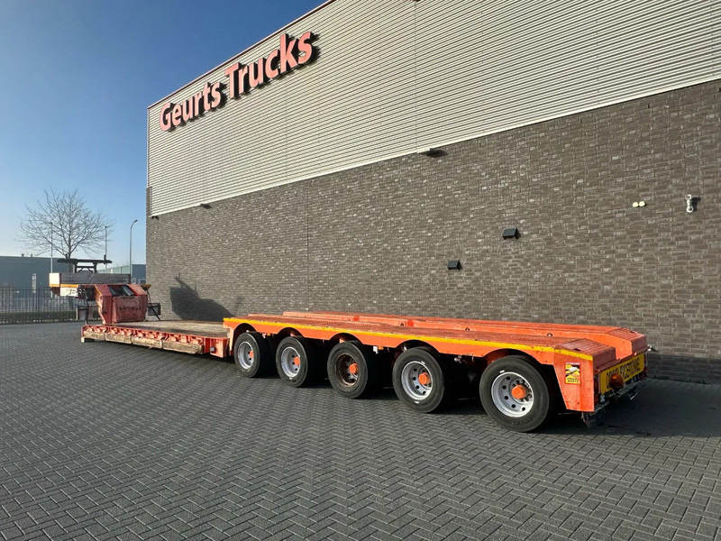 Nooteboom EURO-100-05 DIEPLADER / TIEFLADER / LOW LOADER MET HYDRAULISCH VERING EN STUURASSEN - Semirremolque góndola rebajadas: foto 3 Nooteboom EURO-100-05 DIEPLADER / TIEFLADER / LOW LOADER MET HYDRAULISCH VERING EN STUURASSEN - Semirremolque góndola rebajadas: foto 3