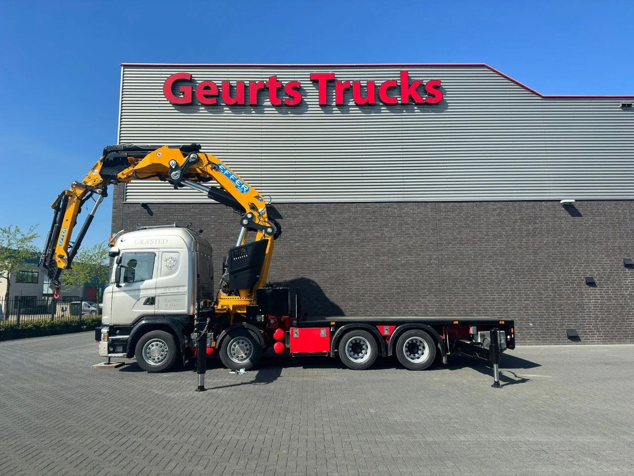 Scania G450 8X4 + EFFER 1255/8S + JIB 6S HD KRAAN/KRAN/ - Camión grúa: foto 5 Scania G450 8X4 + EFFER 1255/8S + JIB 6S HD KRAAN/KRAN/ - Camión grúa: foto 5