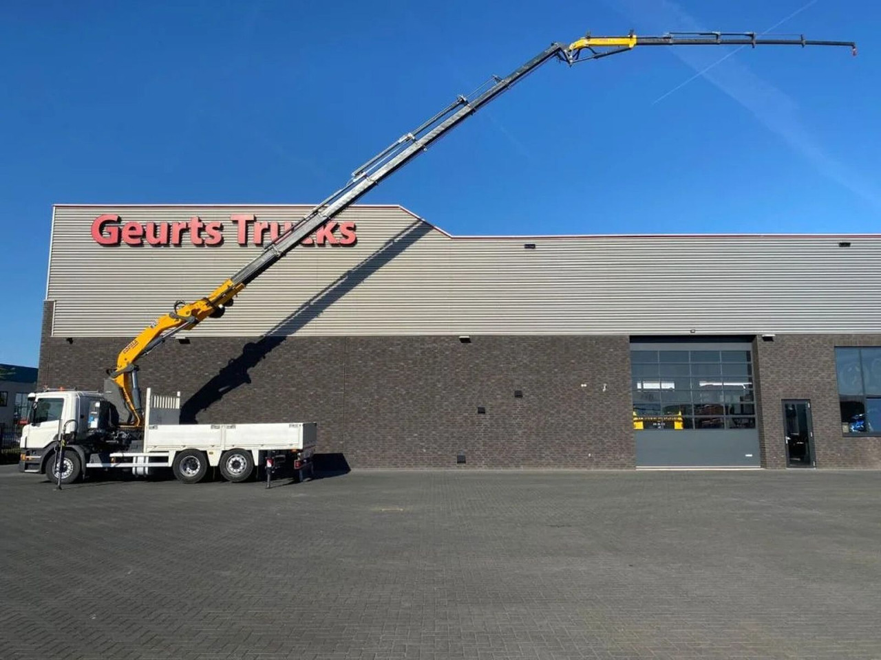 Scania P250 6X2 + COPMA 510.7 + JIB J4 KRAAN/KRAN/CRANE - Camión grúa: foto 1 Scania P250 6X2 + COPMA 510.7 + JIB J4 KRAAN/KRAN/CRANE - Camión grúa: foto 1