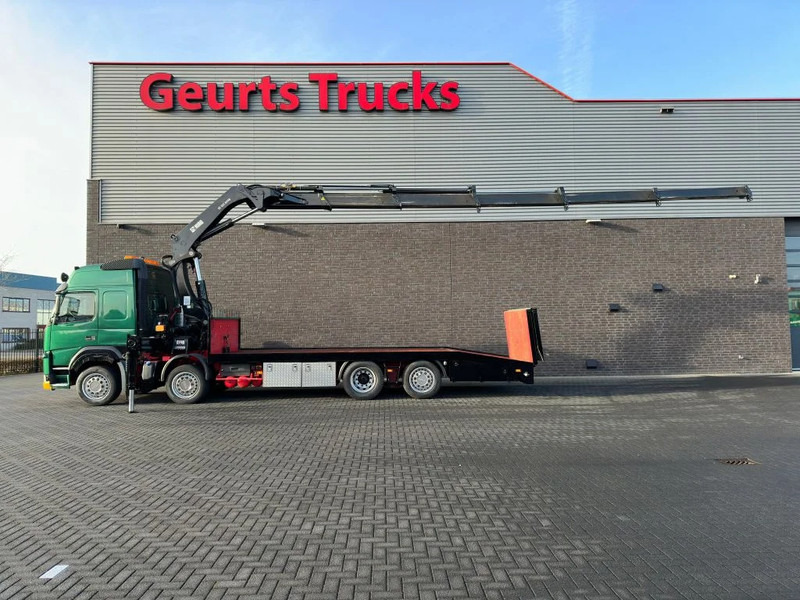 Volvo FM 500 8X2 OPRIJWAGEN/MACHINE TRANSPORTER + HIAB 322 EP-5 HIPRO KRAAN/KRAN/CRANE/GRUA - Camión grúa: foto 1 Volvo FM 500 8X2 OPRIJWAGEN/MACHINE TRANSPORTER + HIAB 322 EP-5 HIPRO KRAAN/KRAN/CRANE/GRUA - Camión grúa: foto 1