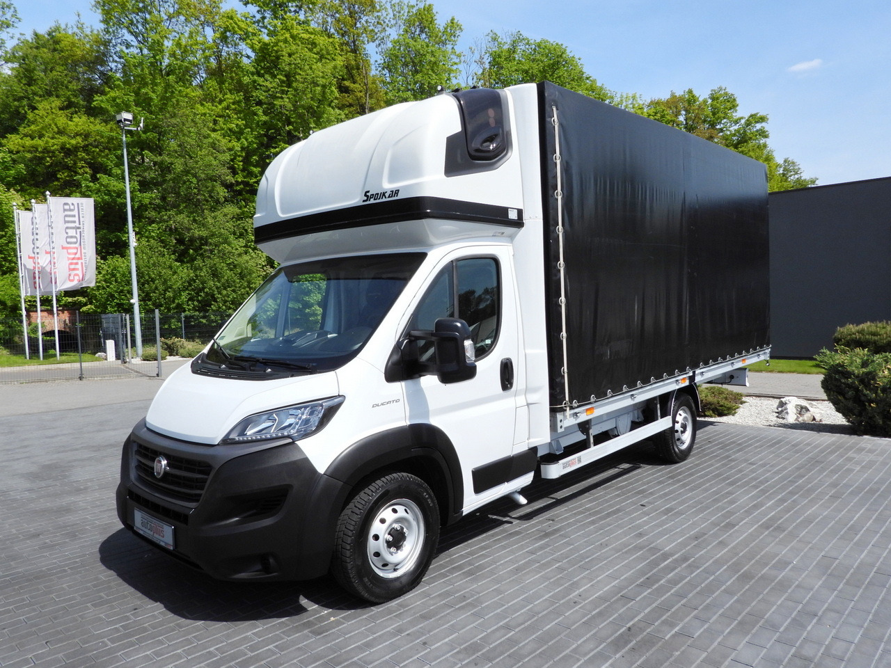 Furgoneta con lona FIAT DUCATO TARPAULIN 10 PALLETS WEBASTO CRUISE CONTROL AIR CONDITIONING LED LIGHTS PNEUMATICS  160HP: foto 6