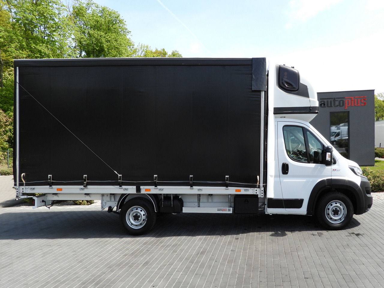 Furgoneta con lona FIAT DUCATO TARPAULIN 10 PALLETS WEBASTO CRUISE CONTROL AIR CONDITIONING LED LIGHTS PNEUMATICS  160HP: foto 7