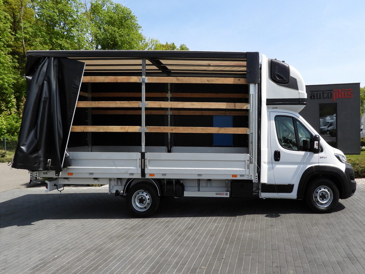 Furgoneta con lona FIAT DUCATO TARPAULIN 10 PALLETS WEBASTO CRUISE CONTROL AIR CONDITIONING LED LIGHTS PNEUMATICS  160HP: foto 8