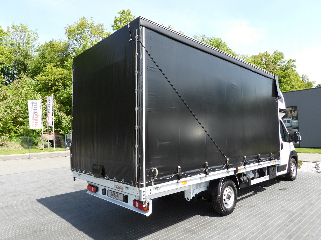 Furgoneta con lona FIAT DUCATO TARPAULIN 10 PALLETS WEBASTO CRUISE CONTROL AIR CONDITIONING LED LIGHTS PNEUMATICS  160HP: foto 13