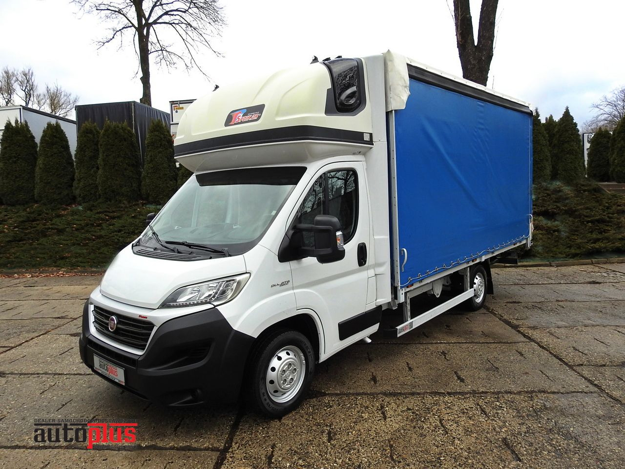 FIAT DUCATO TARPAULIN LIFT 9 PALLETS WEBASTO CRUISE CONTROL A/C LED LAMP 180HP - Furgoneta con lona: foto 1 FIAT DUCATO TARPAULIN LIFT 9 PALLETS WEBASTO CRUISE CONTROL A/C LED LAMP 180HP - Furgoneta con lona: foto 1