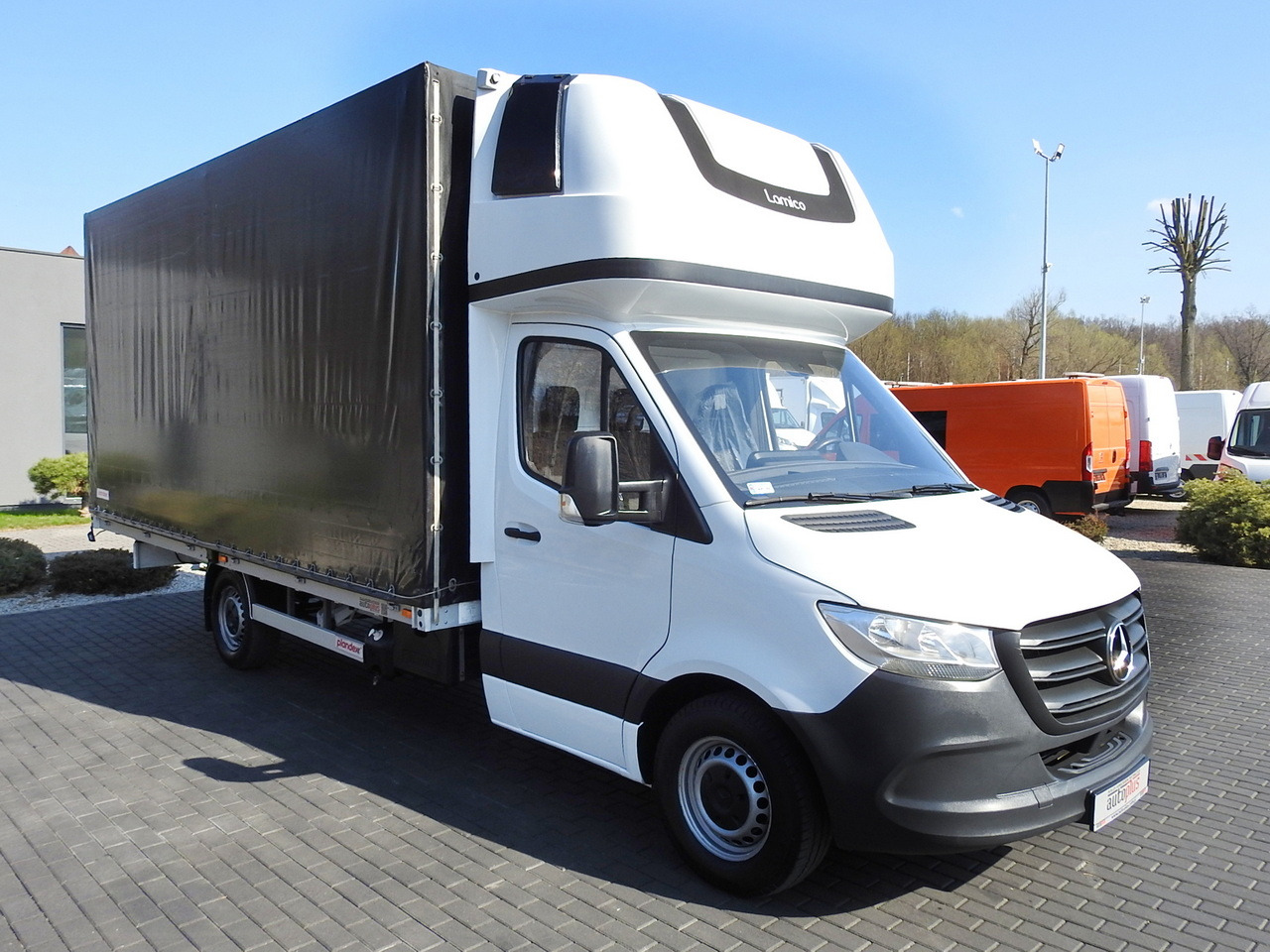 MERCEDES SPRINTER 316 TARPAULIN 10 PALLETS WEBASTO AIR CONDITIONING 165HP - Furgoneta con lona: foto 4 MERCEDES SPRINTER 316 TARPAULIN 10 PALLETS WEBASTO AIR CONDITIONING 165HP - Furgoneta con lona: foto 4