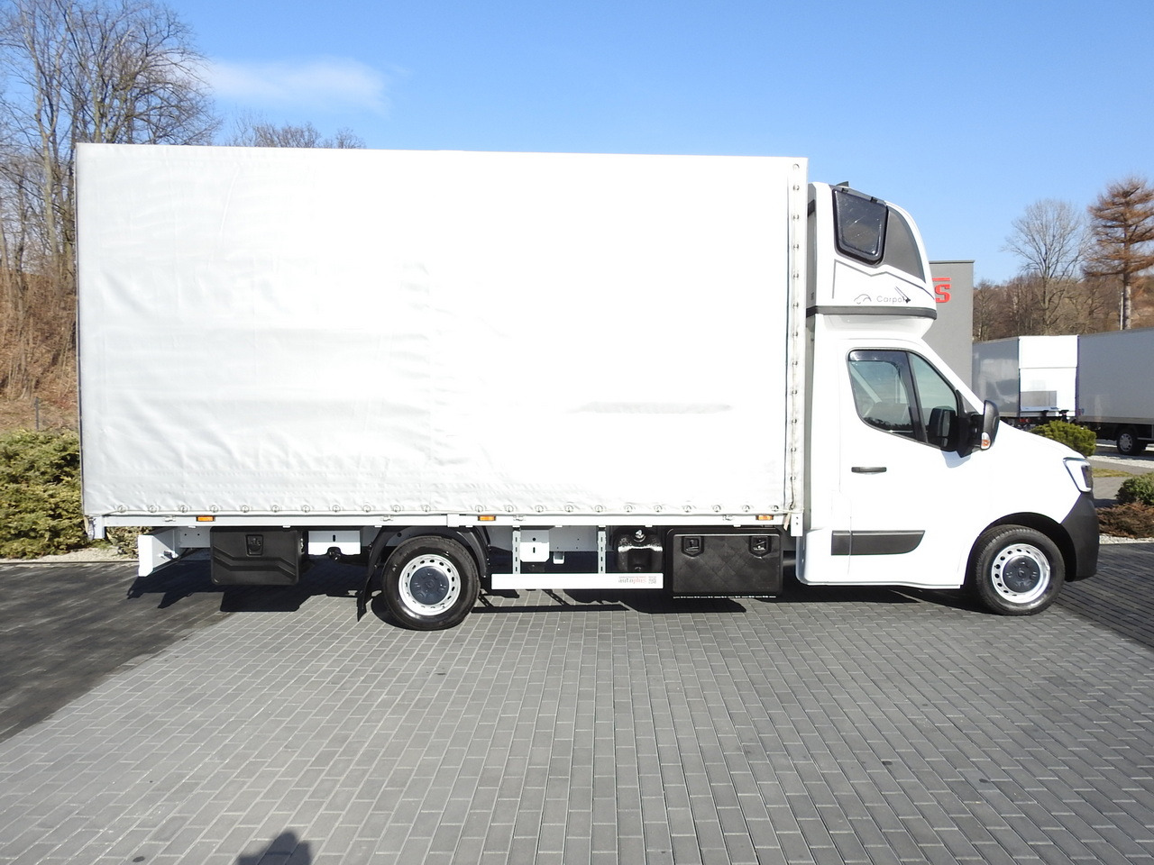 Furgoneta con lona RENAULT MASTER  TARPAULIN 10 PALLETS WEBASTO CRUISE CONTROL LED LIGHTS PNEUMATICS AIR CONDITIONING  165HP: foto 7